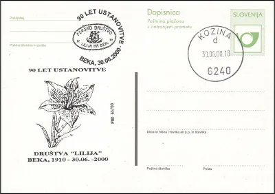 90 LET USTANOVITVE PEVSKEGA DRUŠTVA " LILIJA " BEKA